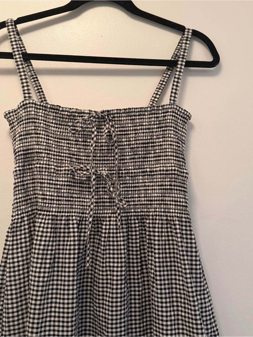 Hill House Home The Larissa Nap Dress in Black/Sand Gingham | Small | SOLD OUT - Picture 8 of 15